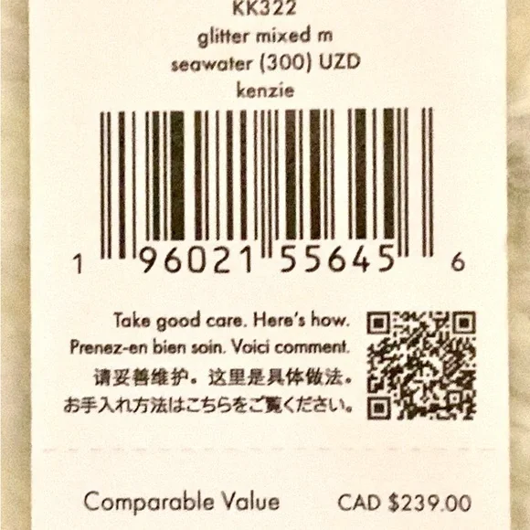 Kate Spade Kenzie Medium Flap Wristlet Seafoam Green Glitter New in Box KK332 - Picture 9 of 9